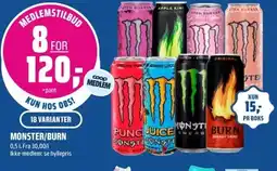 Coop Obs Monster/ Burn tilbud