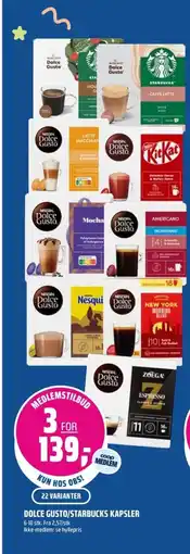 Coop Obs Dolce Gusto/starbucks kapsler tilbud