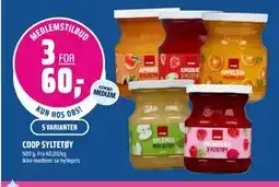 Coop Obs COOP SYLTETØY, Medlemspris tilbud