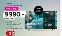 ELON SAMSUNG TV 75” - TQ75Q7FAAUXXC tilbud