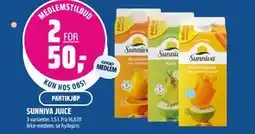 Coop Obs SUNNIVA JUICE, Medlemspris tilbud