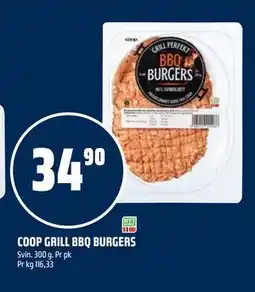 Coop Obs COOP GRILL BBQ BURGERS tilbud