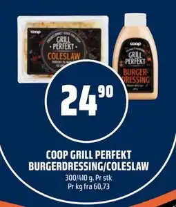 Coop Obs COOP GRILL PERFEKT BURGERDRESSING/COLESLAW tilbud