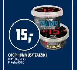 Coop Obs COOP HUMMUS/TZATZIKI tilbud