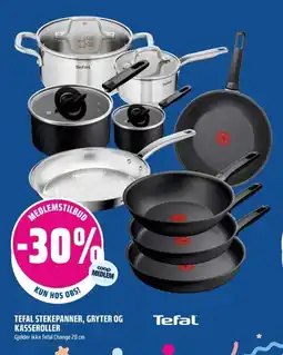 Coop Obs Tefal stekepanner, gryter og tilbud