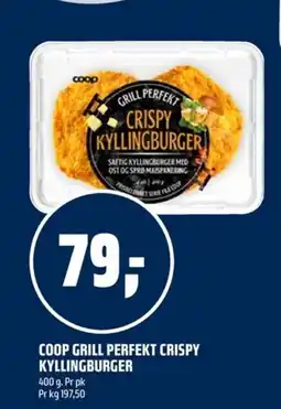Coop Obs Coop grill perfekt crispy kyllingburger tilbud