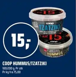 Coop Obs Coop hummus/tzatziki tilbud