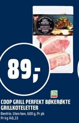 Coop Obs Coop grill perfekt bøkerøkte grillkoteletter tilbud