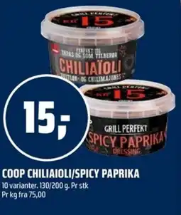 Coop Obs Coop chiliaioli/spicy paprika tilbud