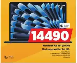POWER MacBook Air 13 (2026) tilbud