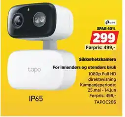 POWER Sikkerhetskamera tilbud