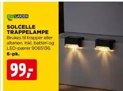 jem & fix SOLCELLE TRAPPELAMPE tilbud