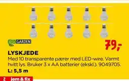 jem & fix LYSKJEDE tilbud