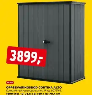 jem & fix OPPBEVARINGSBOD CORTINA ALTO tilbud