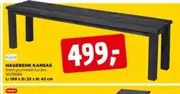 jem & fix HAGEBENK KANSAS tilbud