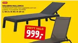 jem & fix SOLSENG MALLORCA tilbud
