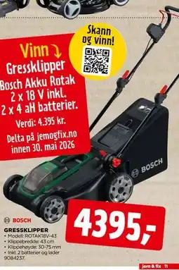jem & fix GRESSKLIPPER tilbud