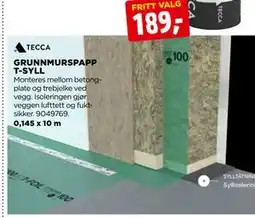 jem & fix GRUNNMURSPAPP T-SYLL tilbud