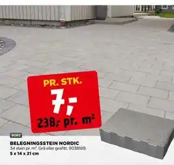 jem & fix BELEGNINGSSTEIN NORDIC tilbud