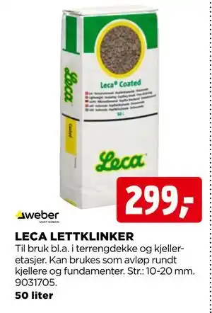 jem & fix LECA LETTKLINKER tilbud
