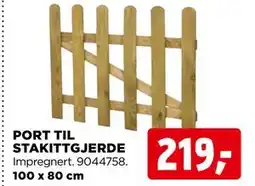 jem & fix PORT TIL STAKITTGJERDE tilbud
