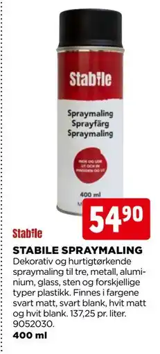 jem & fix STABILE SPRAYMALING tilbud