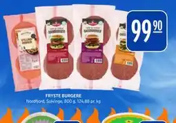 Rema 1000 FRYSTE BURGERE tilbud
