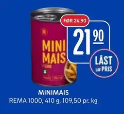 Rema 1000 MINIMAIS tilbud