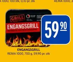 Rema 1000 ENGANGSGRILL tilbud