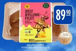 Rema 1000 KYLLINGF. GYROS tilbud