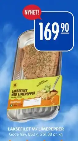 Rema 1000 LAKSEFILET M/ LIMEPEPPER tilbud