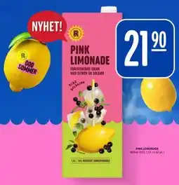Rema 1000 PINK LIMONADE tilbud
