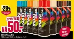 Europris SPRAYMALING tilbud