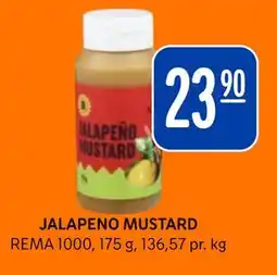 Rema 1000 JALAPENO MUSTARD tilbud