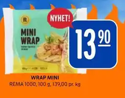 Rema 1000 WRAP MINI tilbud
