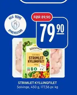 Rema 1000 STRIMLET KYLLINGFILET tilbud