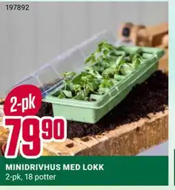 Europris MINIDRIVHUS MED LOKK tilbud