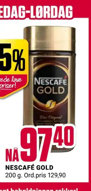 NESCAFÉ GOLD