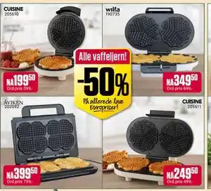 Alle vaffeljern
