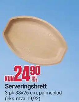 Europris Serveringsbrett tilbud