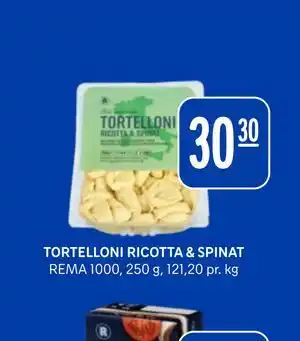 Rema 1000 TORTELLONI RICOTTA & SPINAT tilbud