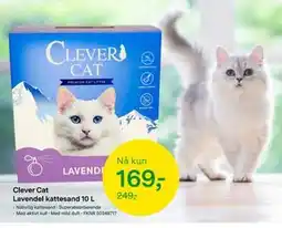 Felleskjøpet Clever Cat Lavendel kattesand 10 L tilbud