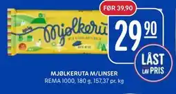 Rema 1000 MJØLKERUTA M/LINSER tilbud