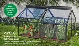Felleskjøpet Vitavia Gaia drivhus i glass tilbud