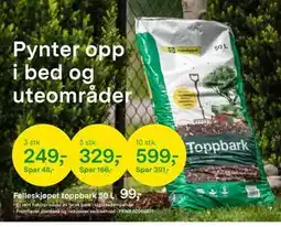 Felleskjøpet Felleskjøpet toppbark 50 L tilbud