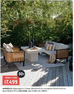 Bohus MARSEILLE sofagruppe tilbud