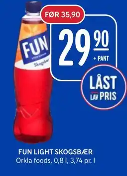 Rema 1000 FUN LIGHT SKOGSBÆR tilbud