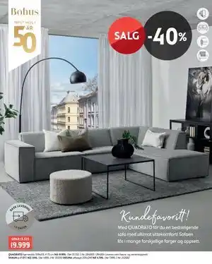 Bohus QUADRATO hjørnesofa tilbud