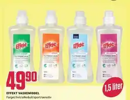 Europris EFFEKT VASKEMIDDEL tilbud