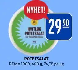 Rema 1000 POTETSALAT tilbud
